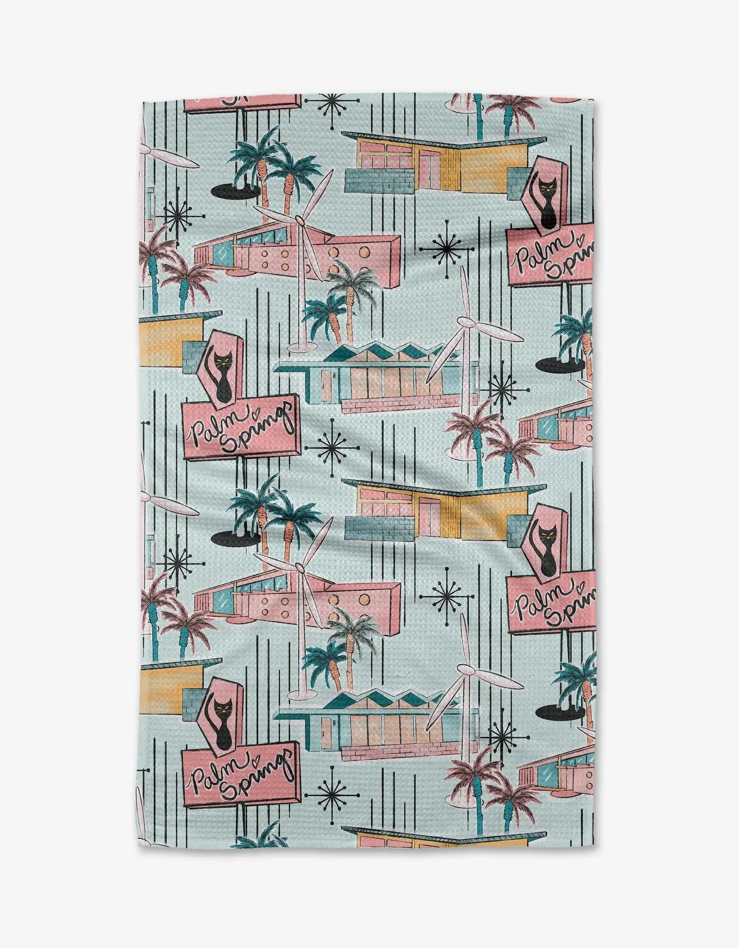 Kitchen Tea Towel - Mid Century