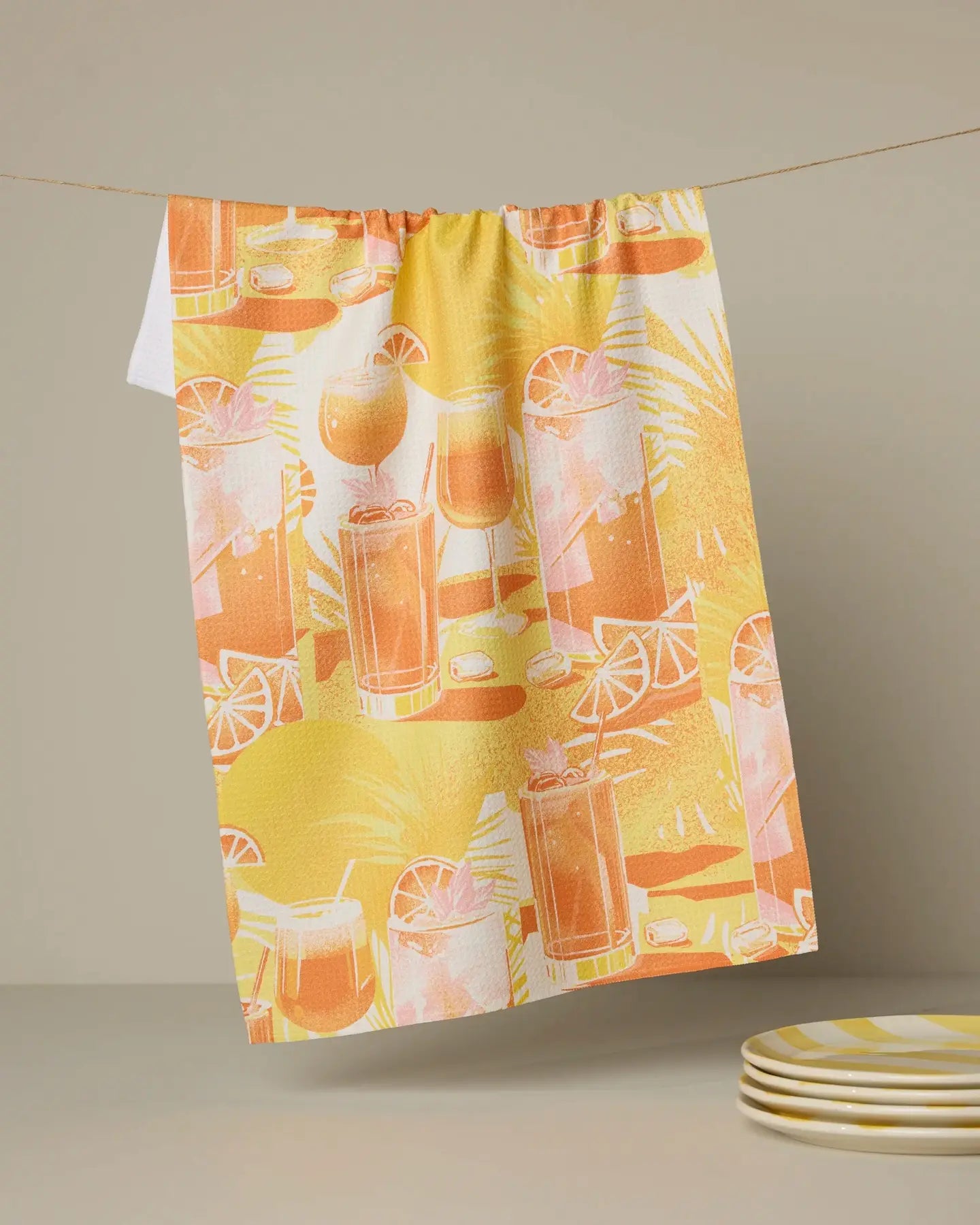 Kitchen Tea Towel - Sunset Happy Hour