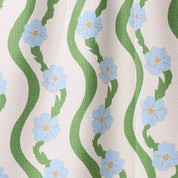 Kitchen Tea Towel - Wavy Flowers