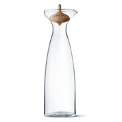 Alfredo Glass Carafe with Oak Wood Top