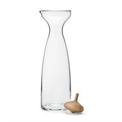 Alfredo Glass Carafe with Oak Wood Top