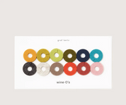 Wine-O's Merino Wool Round Wine Markers - Midcentury