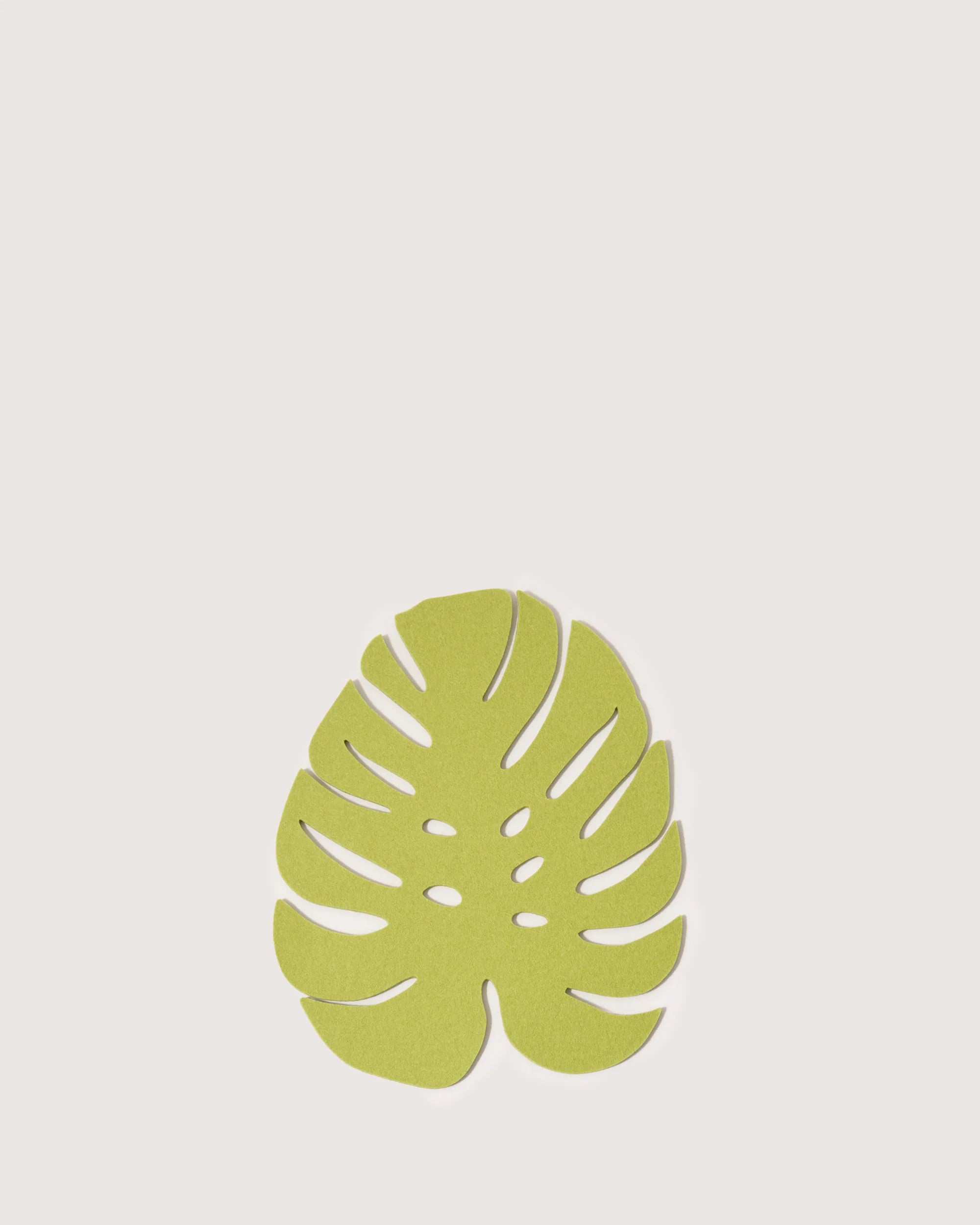 Merino Wool Monstera Leaf Trivet - Large