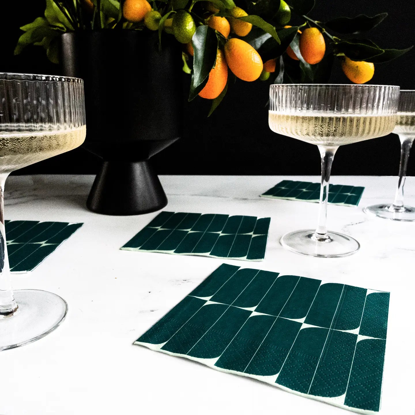 Paper Cocktail Napkin Set of 20 - The Sun-Lit Fields