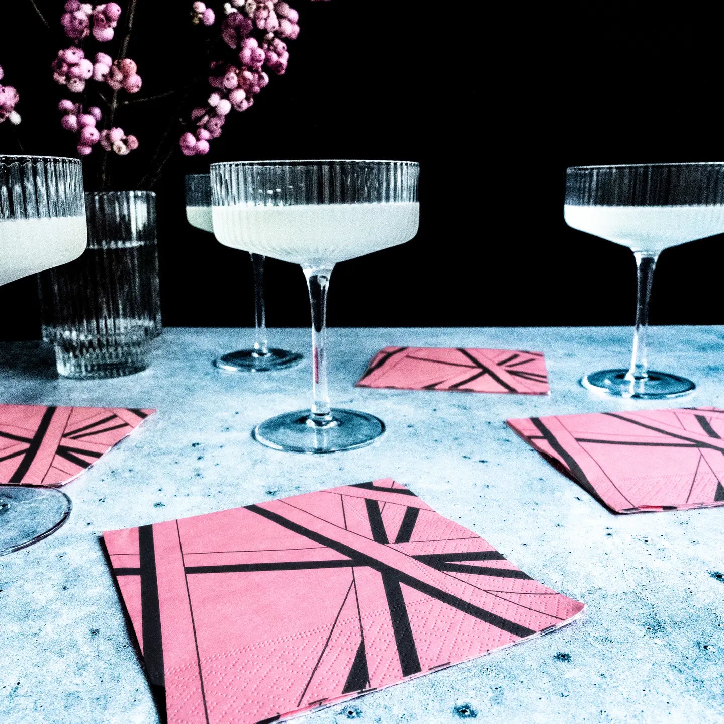 Paper Cocktail Napkin Set of 20 - Wild and Sweet