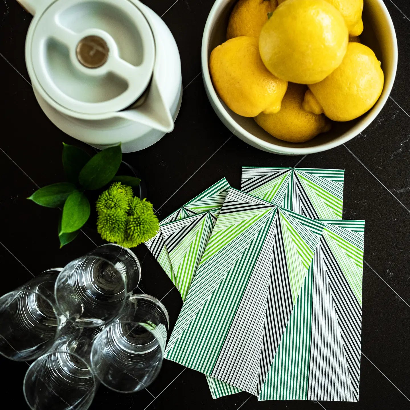 Paper Guest Towel Napkin Set of 15 - Full Constant Light