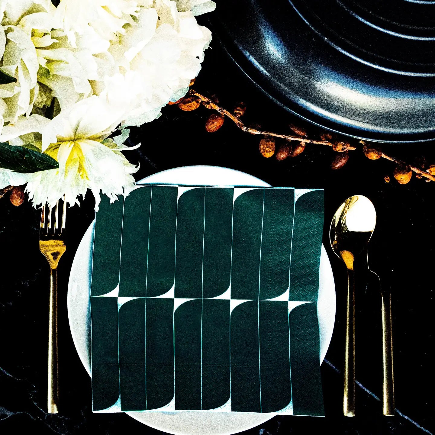 Paper Dinner Napkin Set of 20 - The Sun-Lit Fields