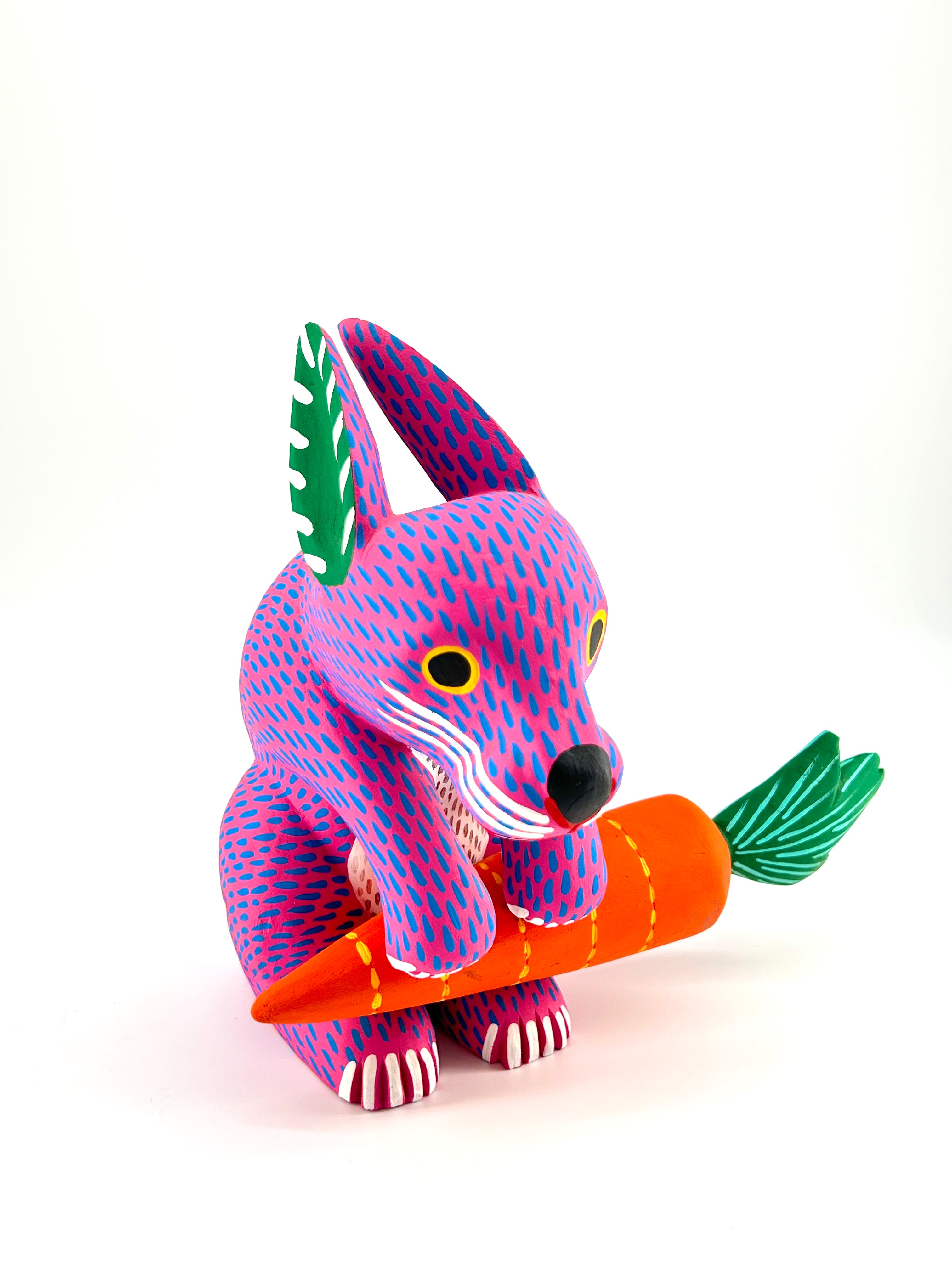 Betsy Bear With Carrot Alebrije