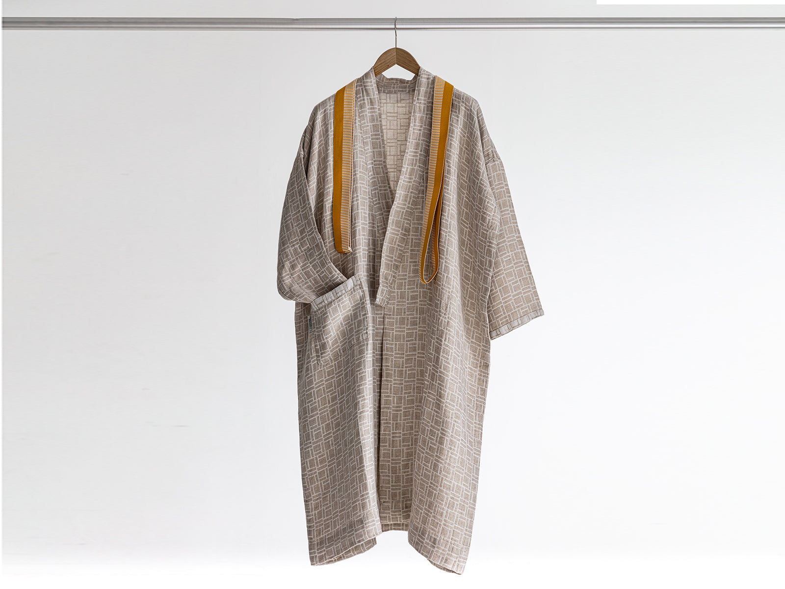 Linen Bathrobe - Flax