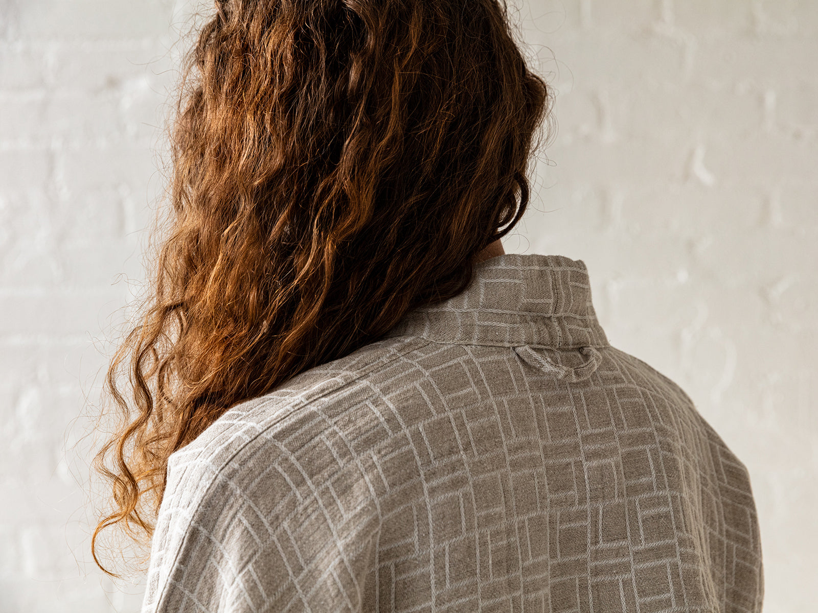 Linen Bathrobe - Flax