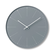 Dandelion Wall Clock in Gray