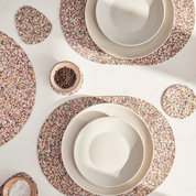 Beach Clean Placemat Set of 4 - Oval