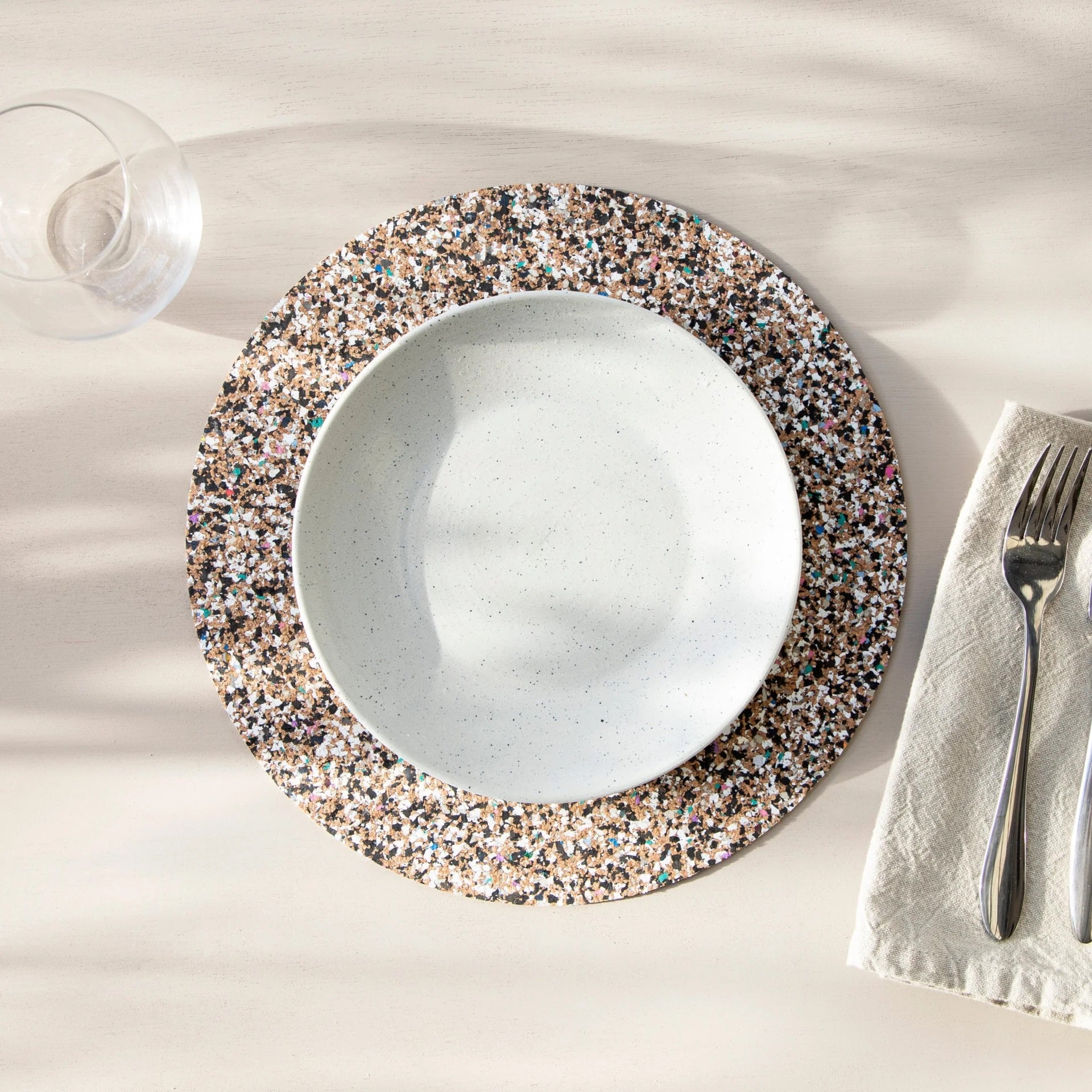 Beach Clean Placemat Set of 4 - Round