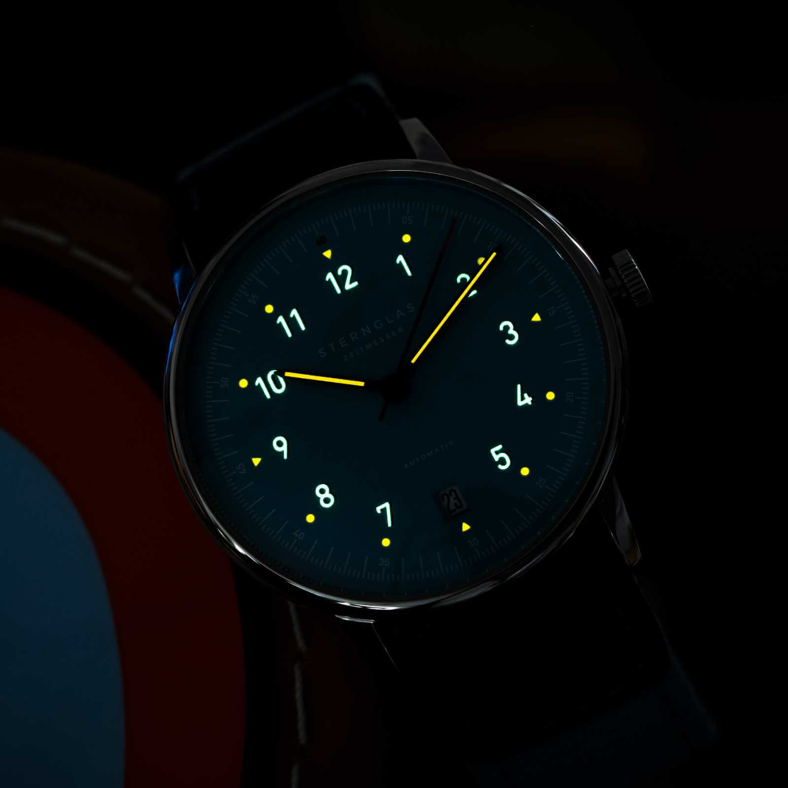 Lumatik worn on the wrist