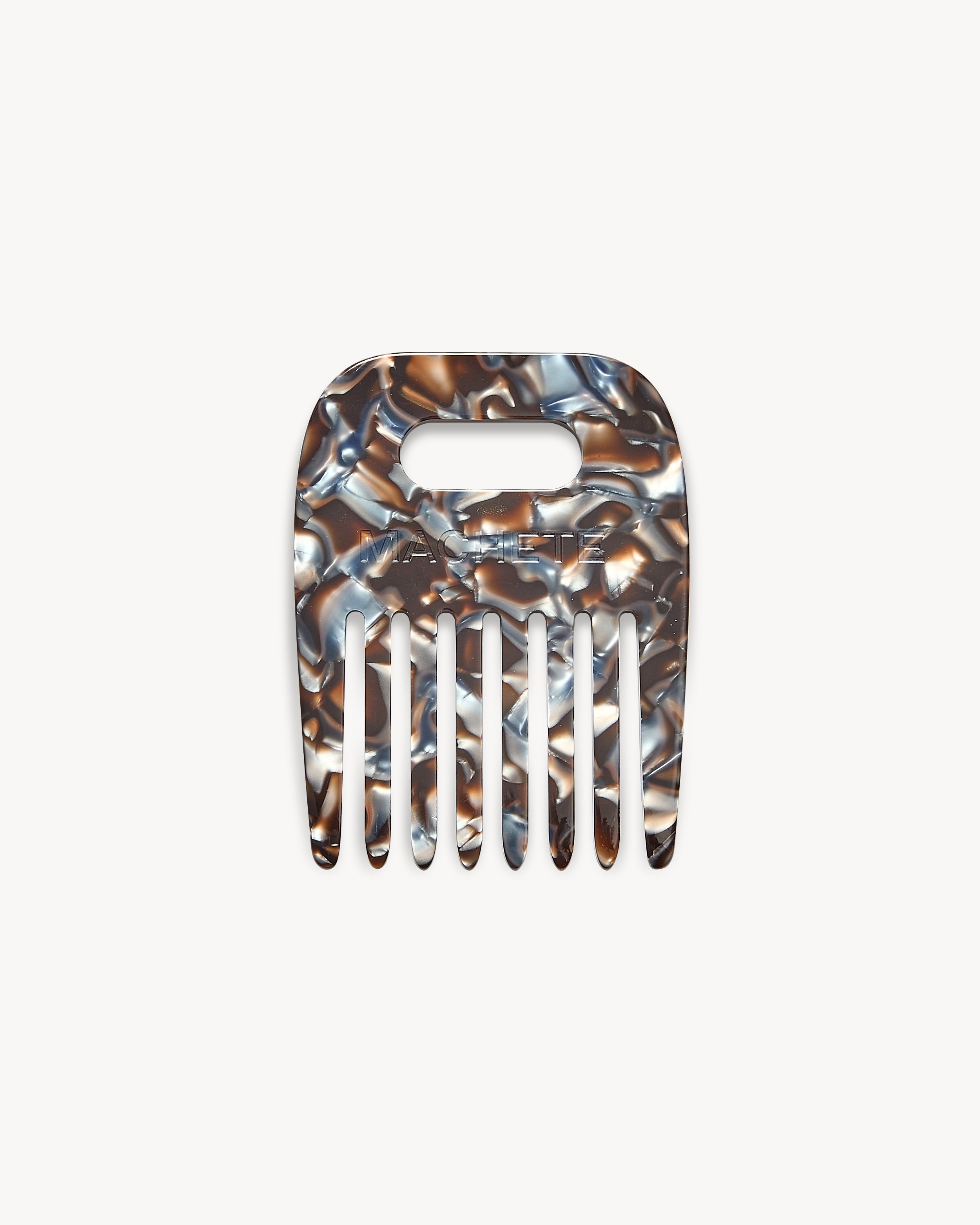 MACHETE No. 4 Comb in Blue Horn