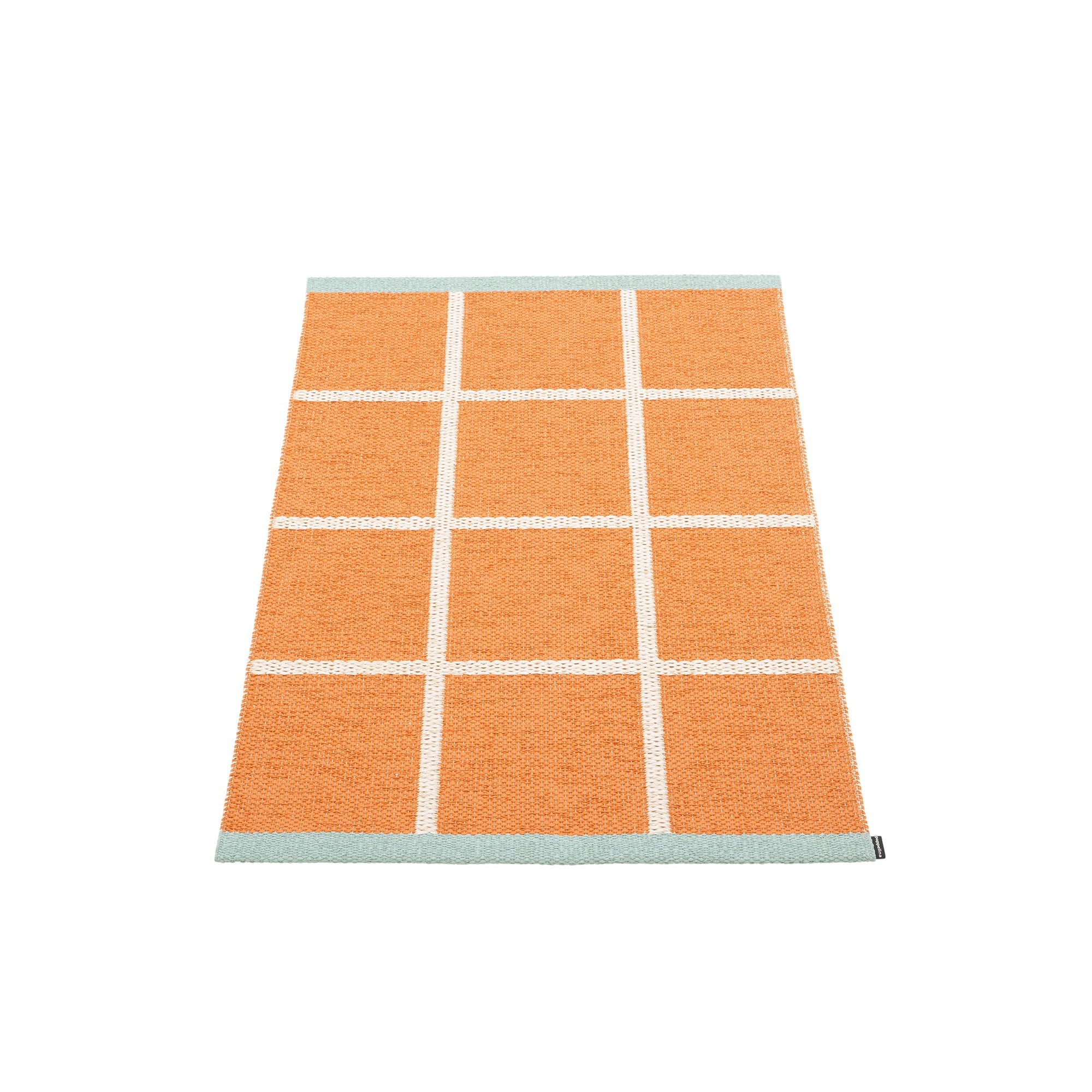 Pappelina CRISS POP rug in Pale Orange
