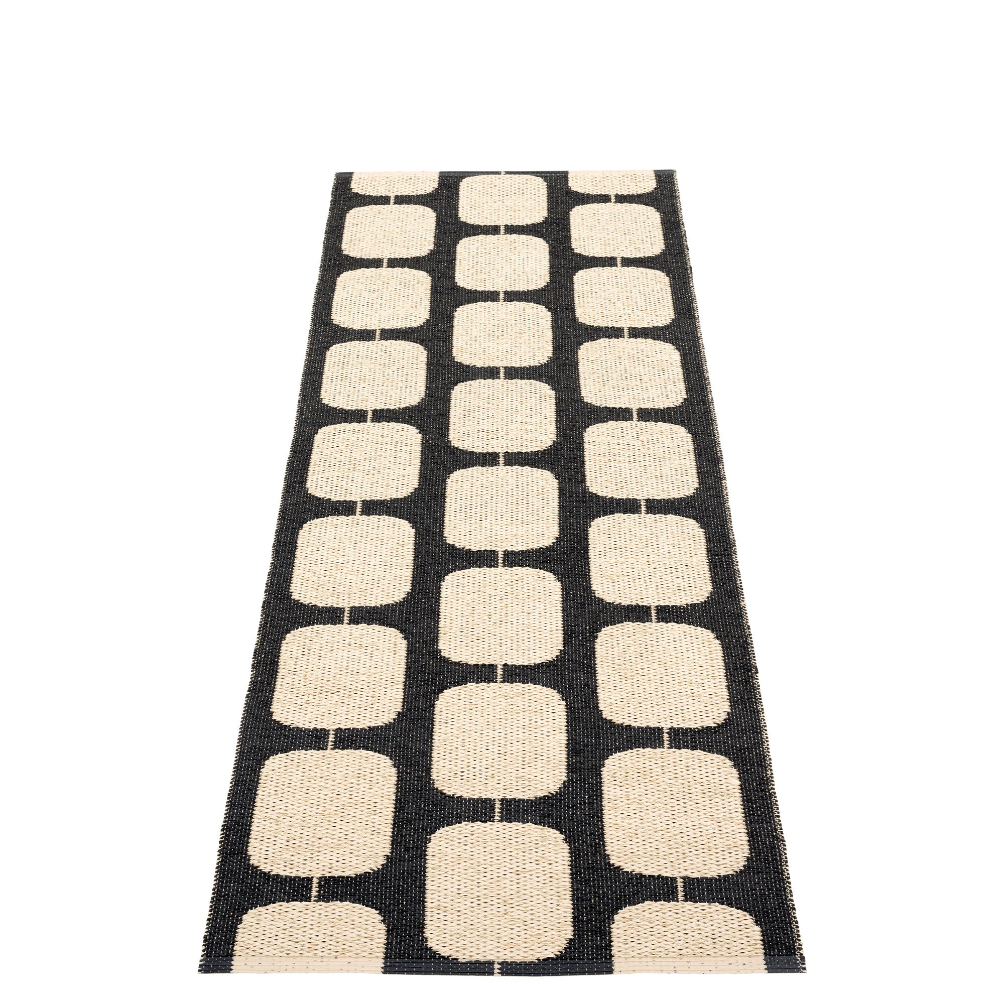 Pappelina STEN rug in Black