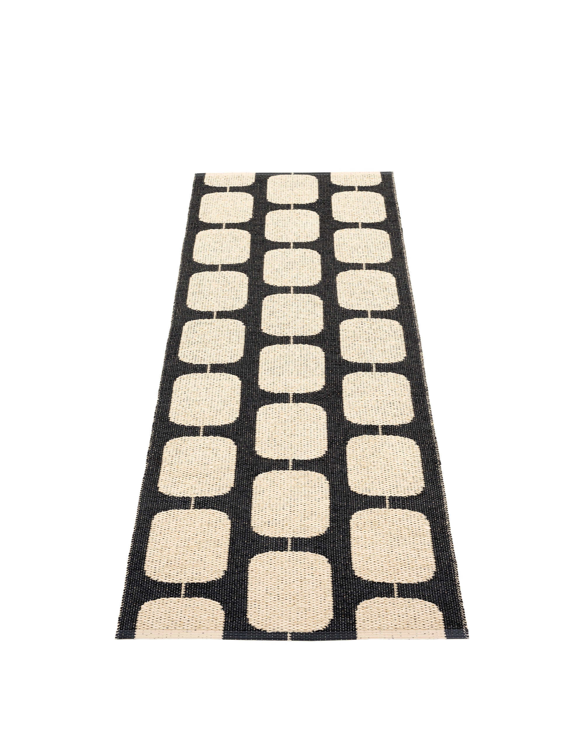 Pappelina STEN rug in Black