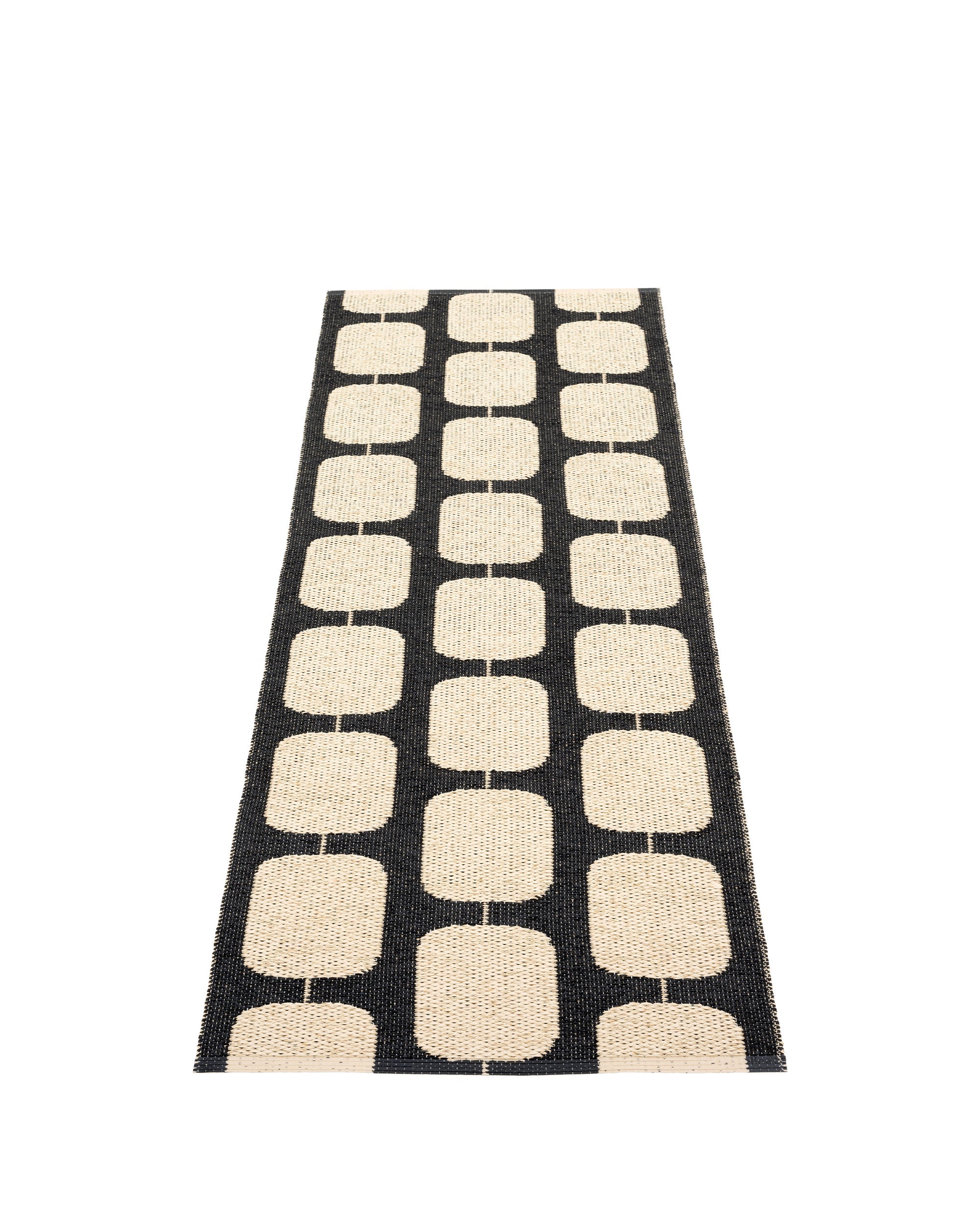 Pappelina STEN rug in Black