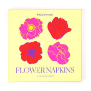 Flower Cocktail Napkins - Set of 4