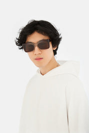 Model wearing Senta in Side Fade, second view