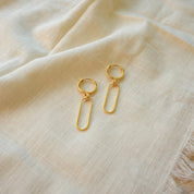 Reach Earrings shown from a second angle