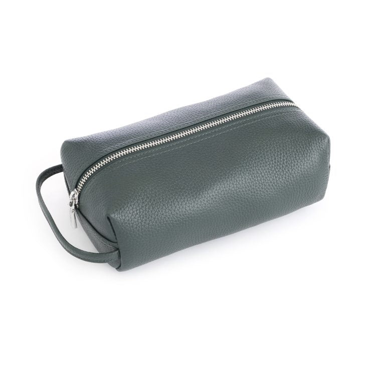 Compact Toiletry Bag - Dark Green