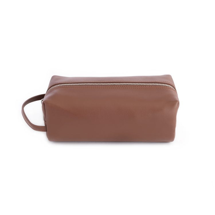 Compact Toiletry Bag - Tan