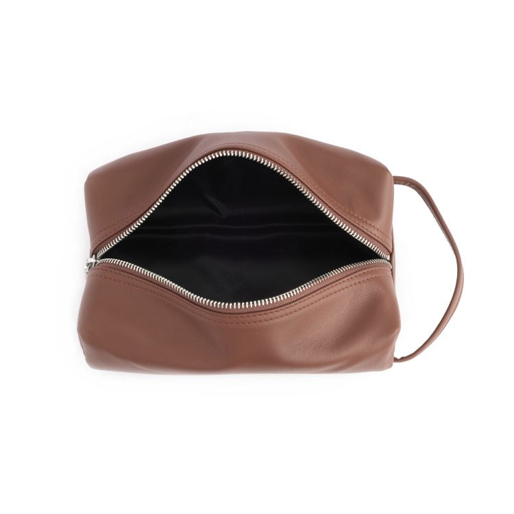 Compact Toiletry Bag - Tan
