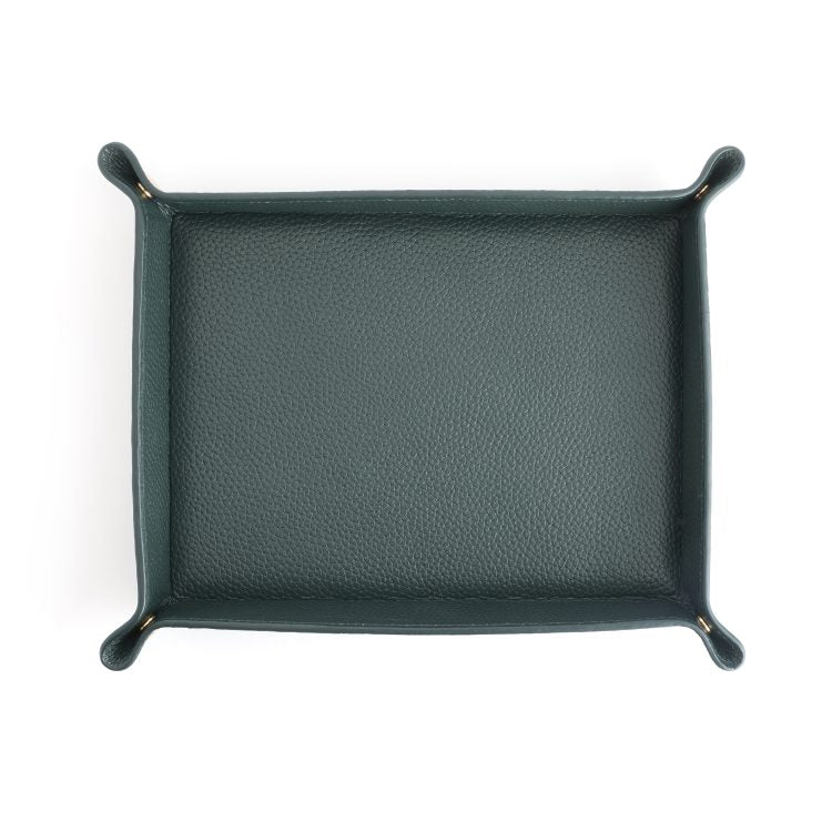Large Catchall Valet Tray, Dark Green