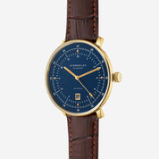 Hamburg Automatic Edition Marine shown at a 45 degree angle