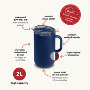 Insulated Pitcher - Tangerine