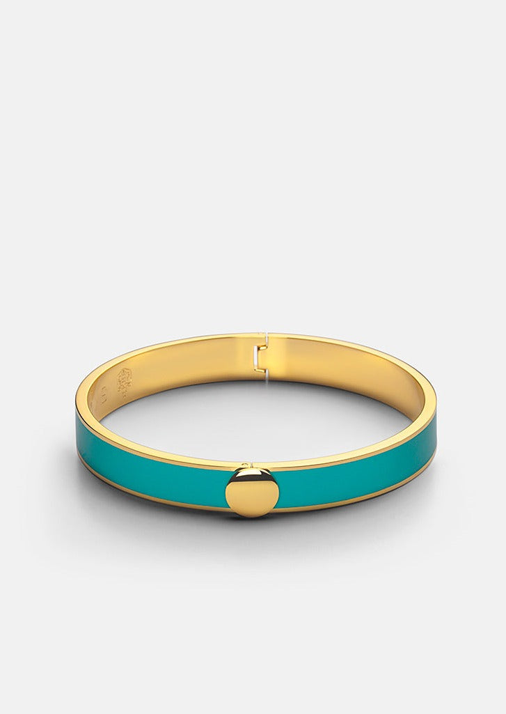 Enamel Bangle Bracelet