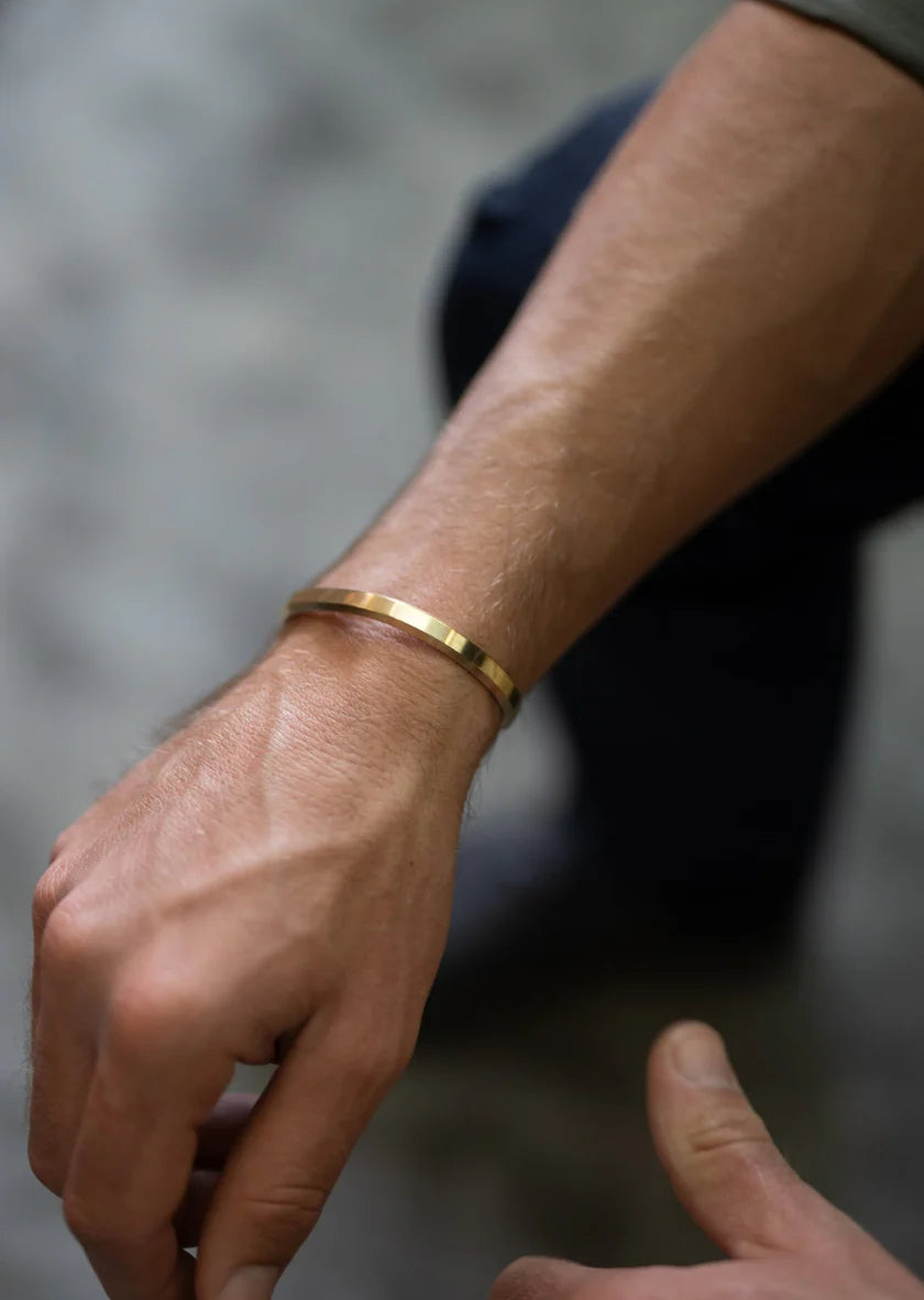 Icon Cuff - Matte Gold Plated