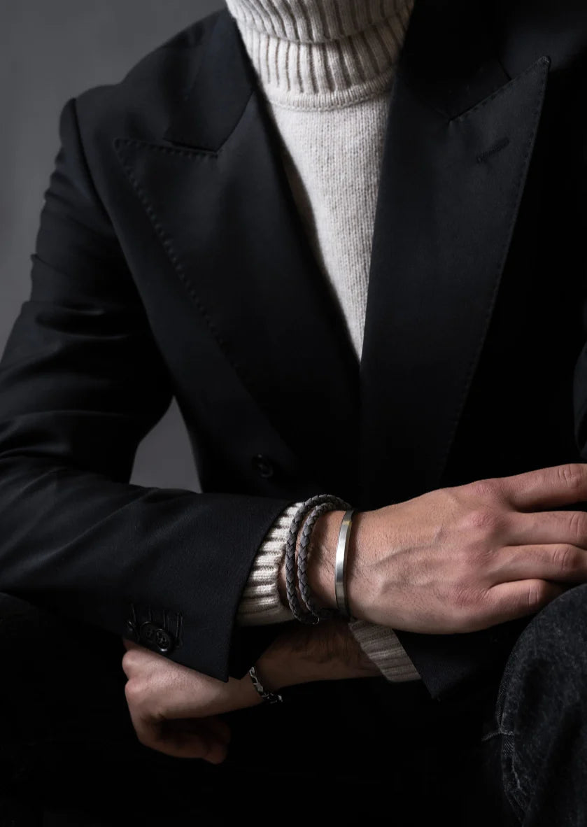 Icon Cuff - Matte Steel
