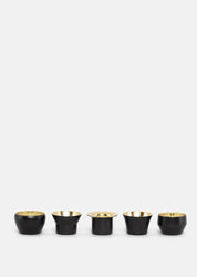 Kin Black Candleholders - Set of 5
