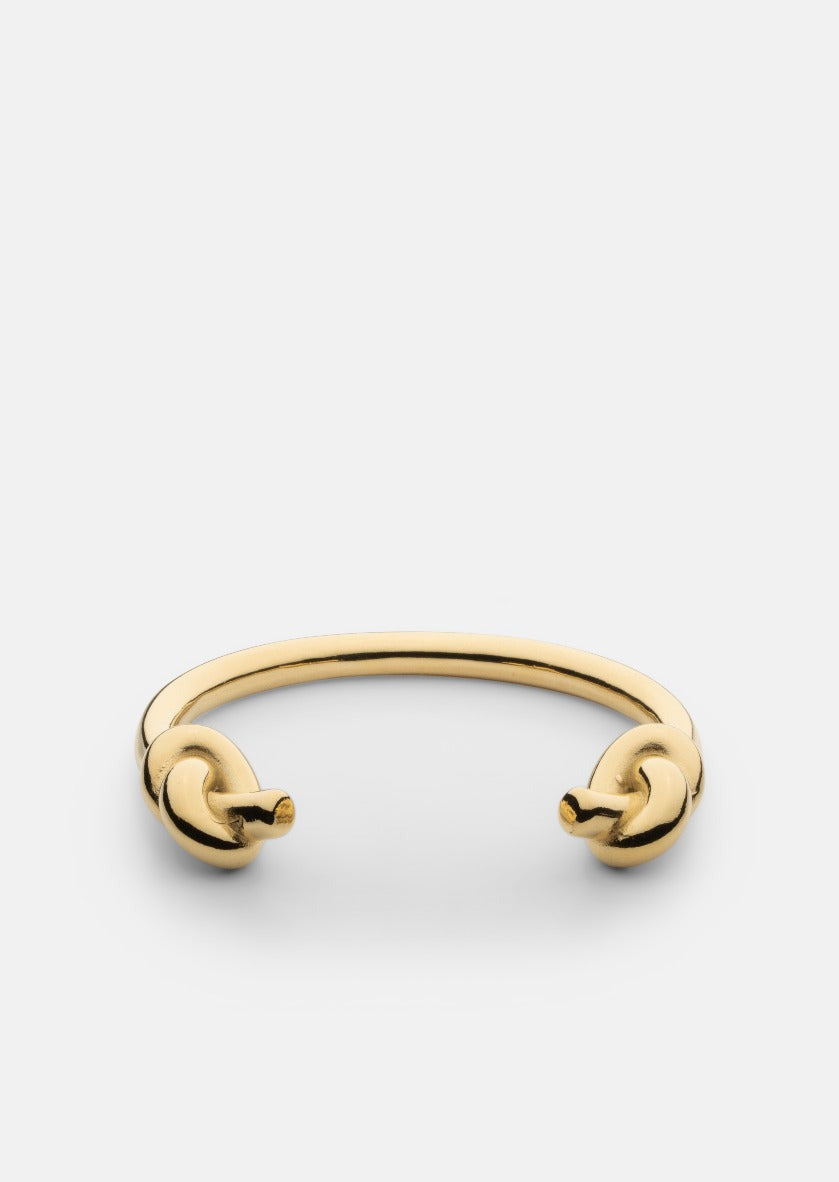 Massive Knot Cuff - Gold Plated