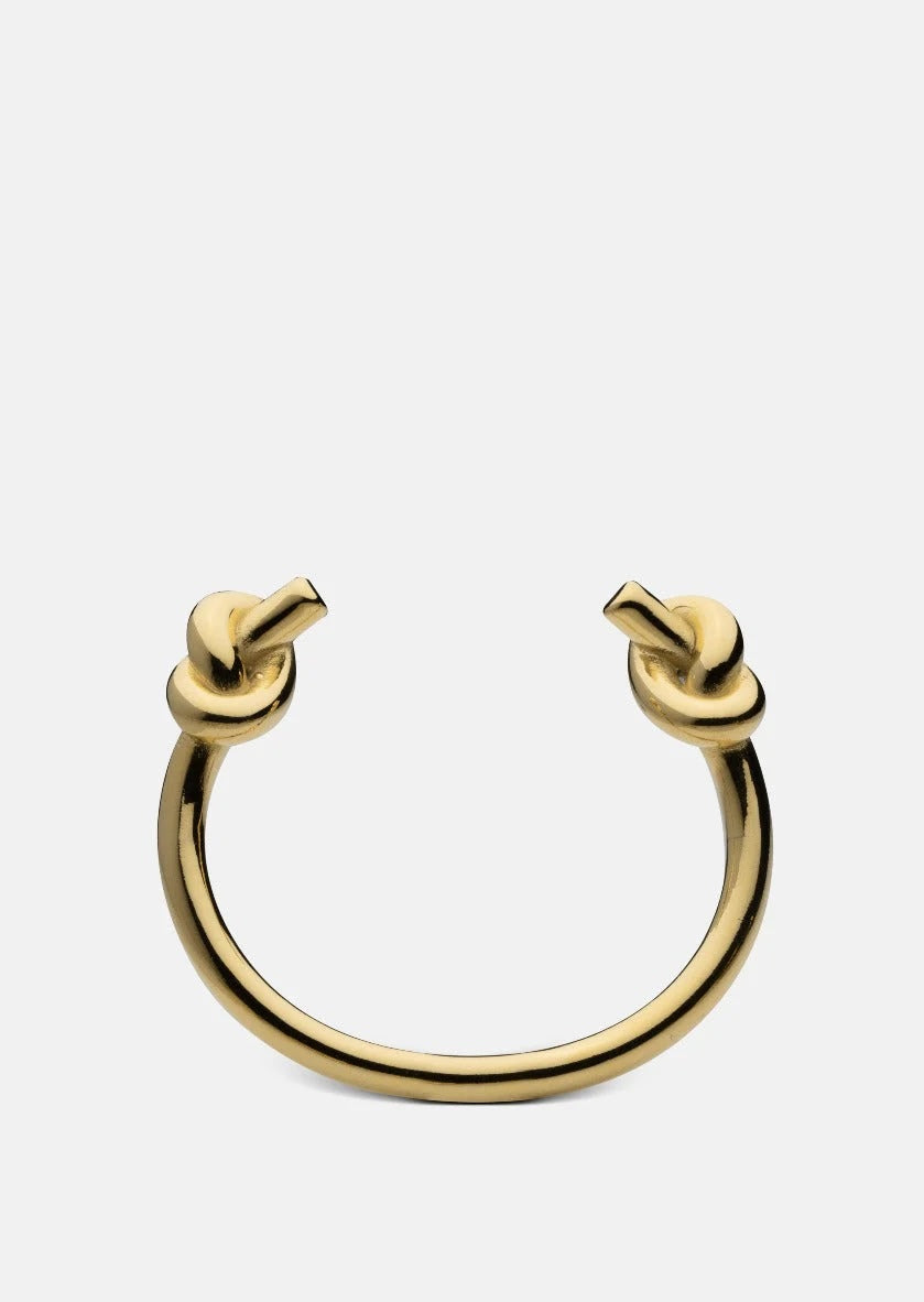 Massive Knot Cuff - Gold Plated