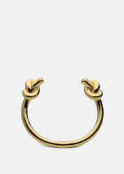 Massive Knot Cuff - Gold Plated
