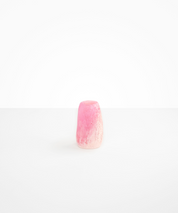 Small Pebble Vase in Shell Pink by Dinosaur Designs, hand-cast resin