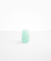 Small Pebble Vase in Mint by Dinosaur Designs, hand-cast resin