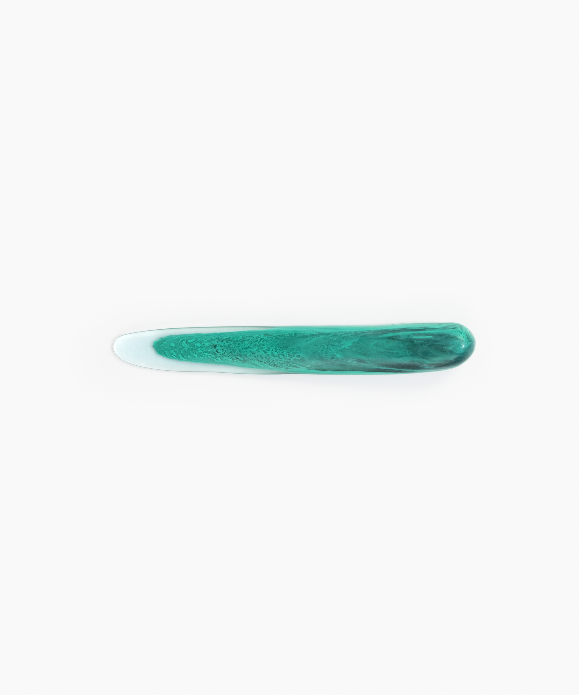Stone Cheese Knife in Mineral Swirl by Dinosaur Designs, hand-cast resin