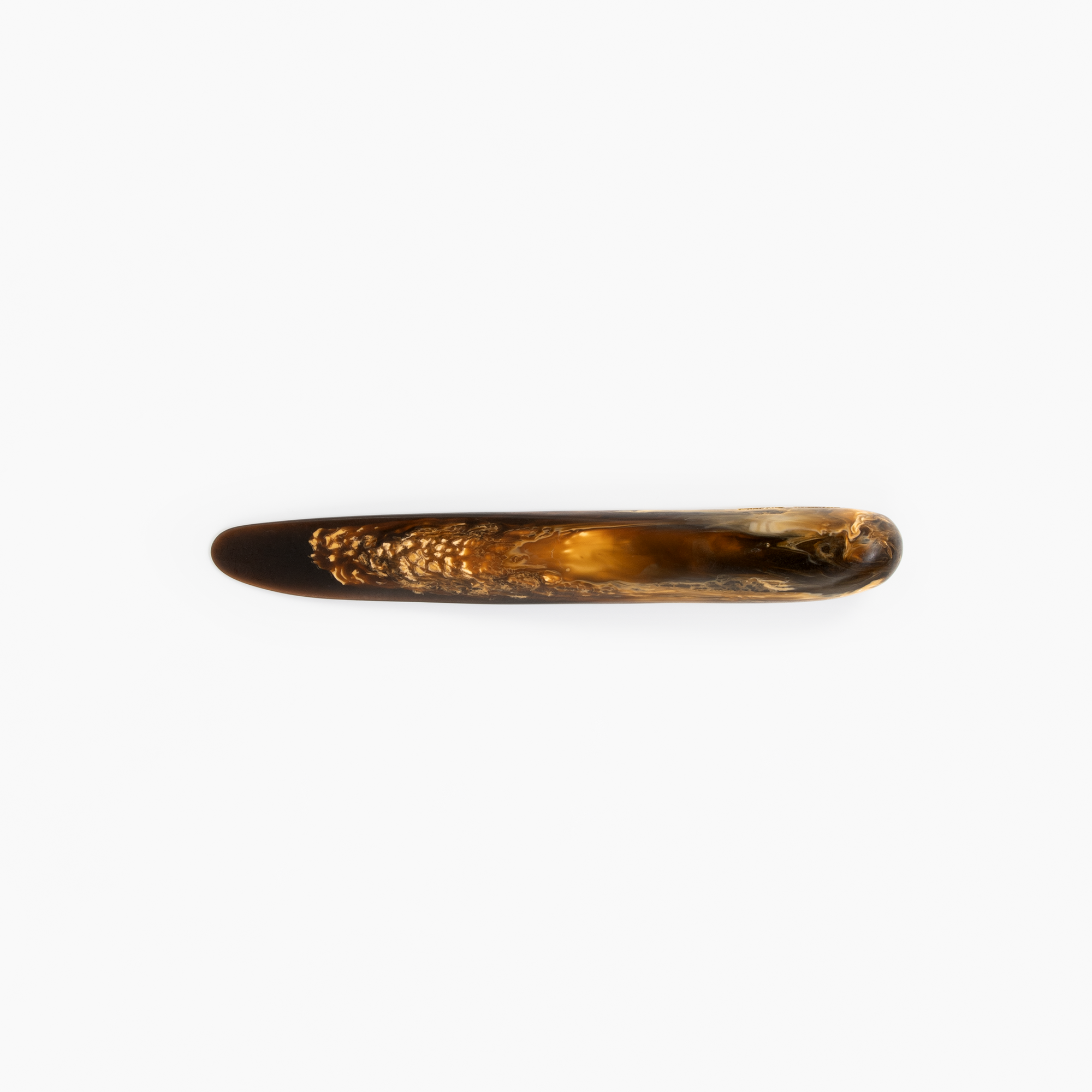 Stone Cheese Knife in Dark Horn by Dinosaur Designs, hand-cast resin