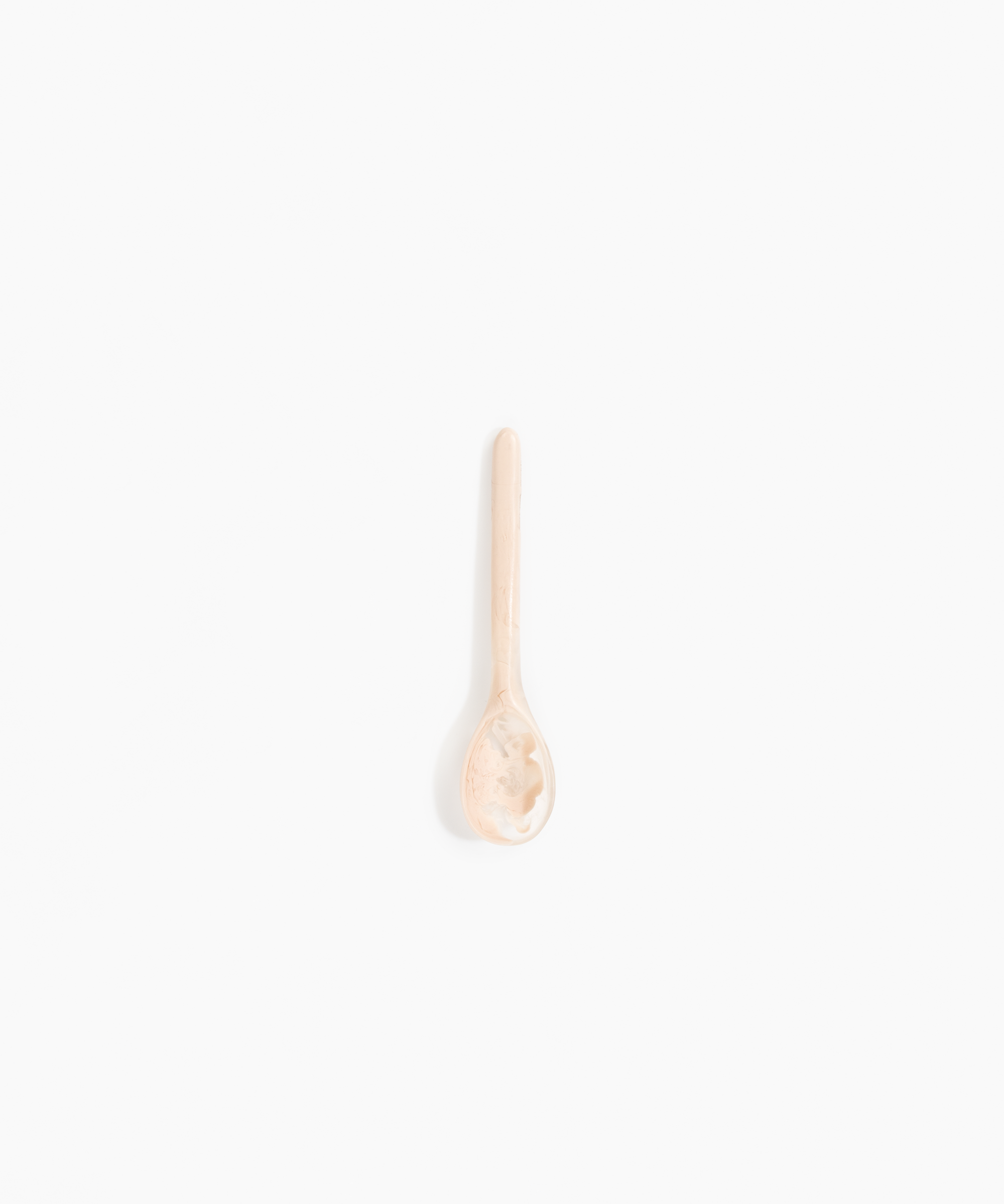 Stone Spoon in Rose Swirl by Dinosaur Designs, hand-cast resin