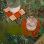Stripe Cocktail Napkins - Vermillion