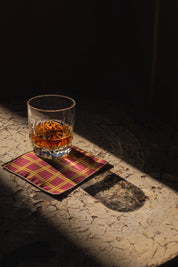 Grid Cocktail Napkins - Martini