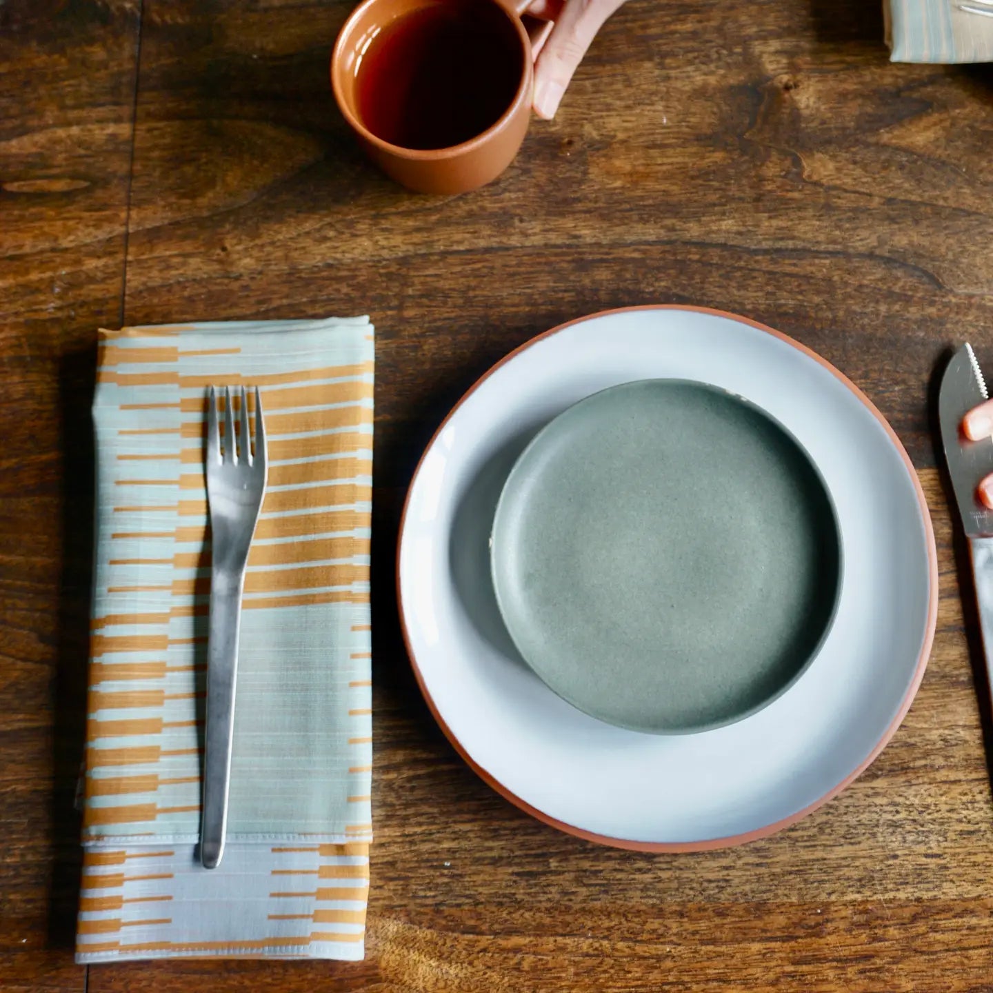 Drift Dinner Napkins - Bayleaf