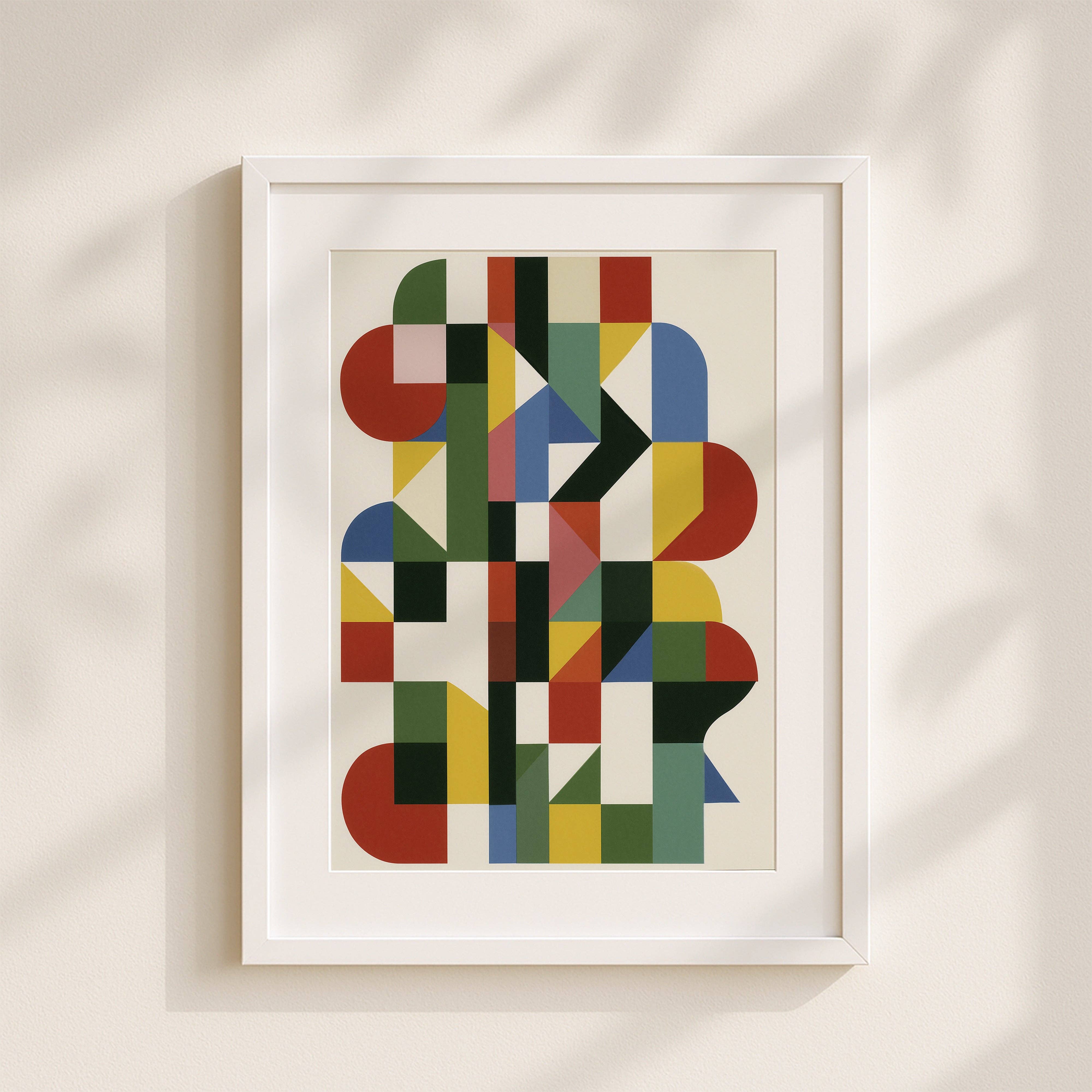 Construct No. 04 shown in a white frame with a mat