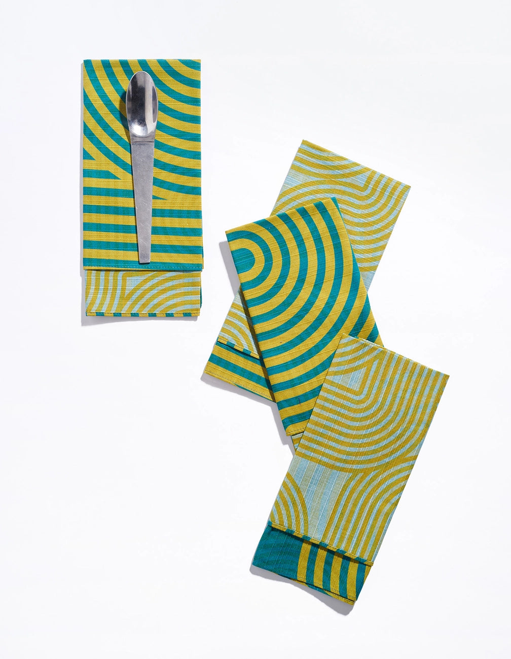 Comb Dinner Napkins - Peridot