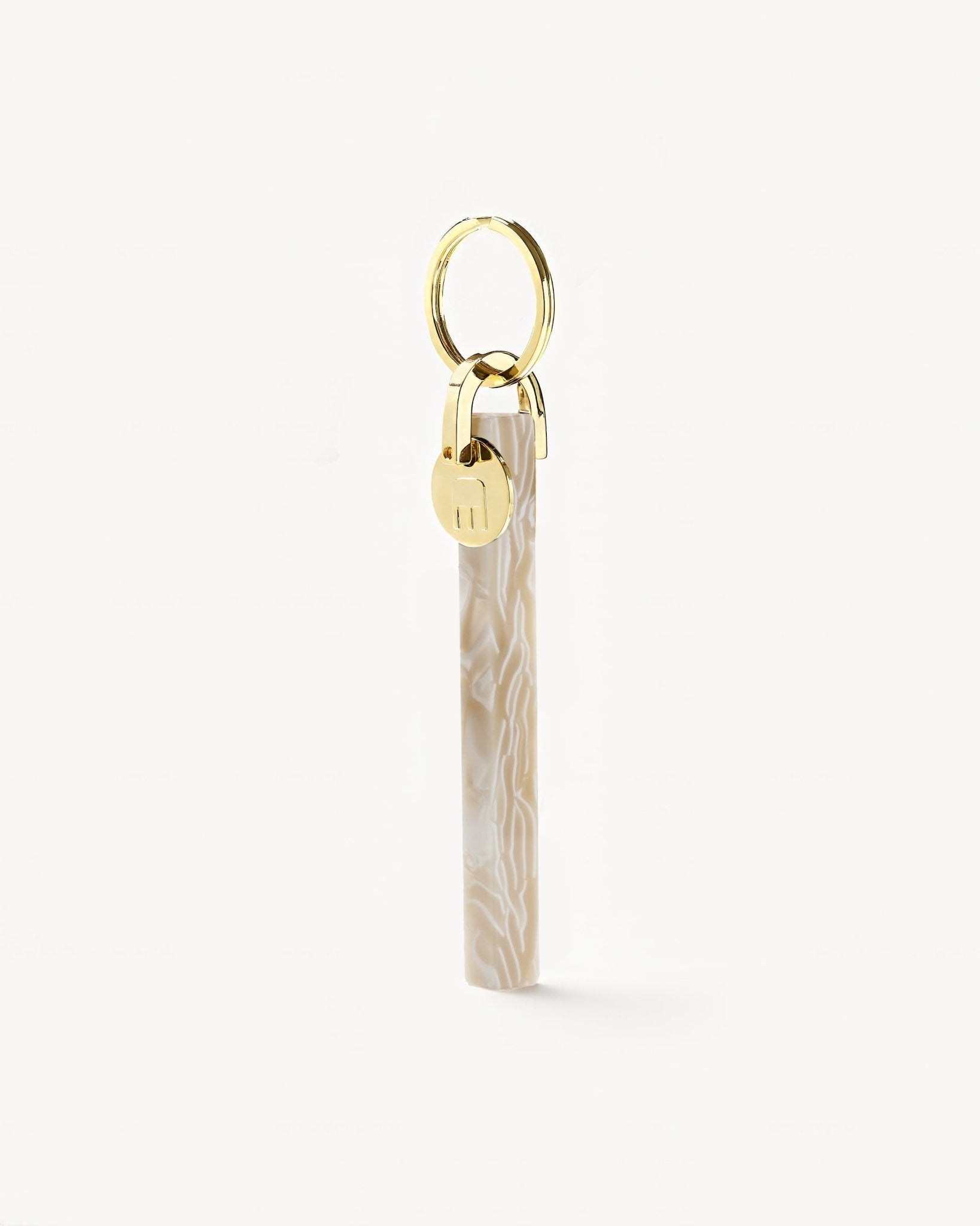 MACHETE Bar Keychain in Ivory - Gold